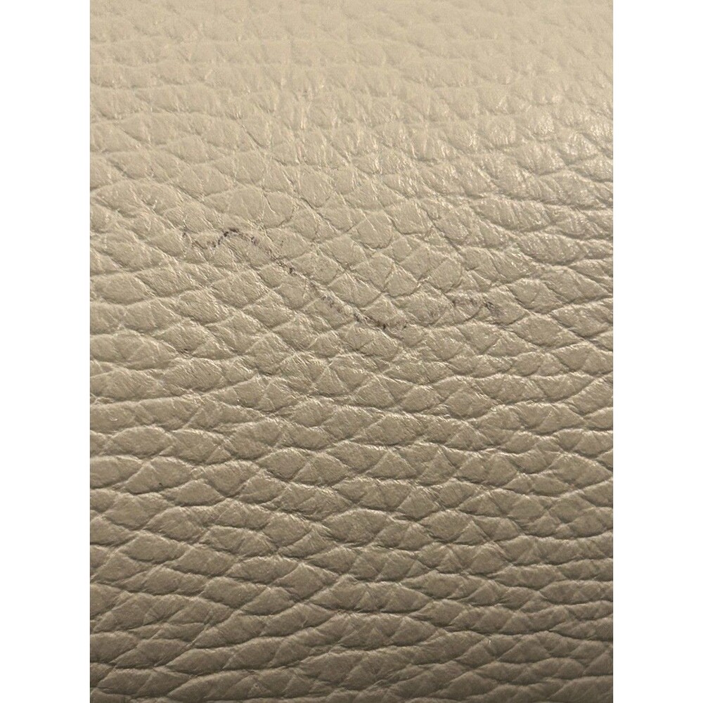 Anna Paola Riva Bag Taupe Leather Viral Commuter Satchel Purse Hand Shoulder - Picture 7 of 13